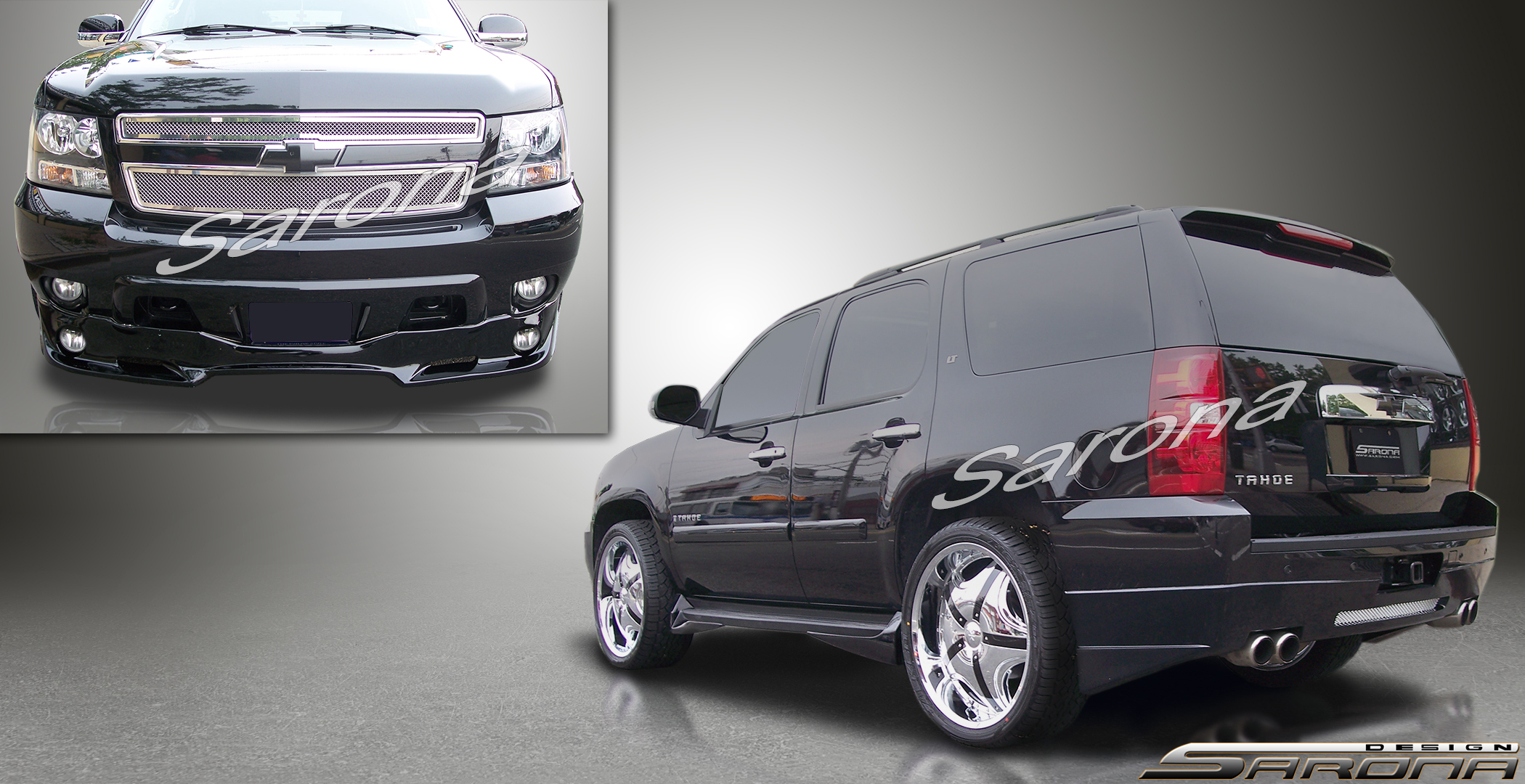 Custom Chevy Tahoe Body Kit  SUV/SAV/Crossover (2007 - 2014) - $1350.00 (Manufacturer Sarona, Part #CH-021-KT)